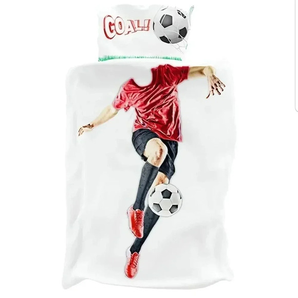 Mabel Home Soccer Kids Duvet Cover Set - Picture 1 of 2